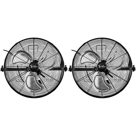 SIMPLE DELUXE 20 inch Wall-Mount Fan， 2- pack HIFANXWALLMOUNT20X2